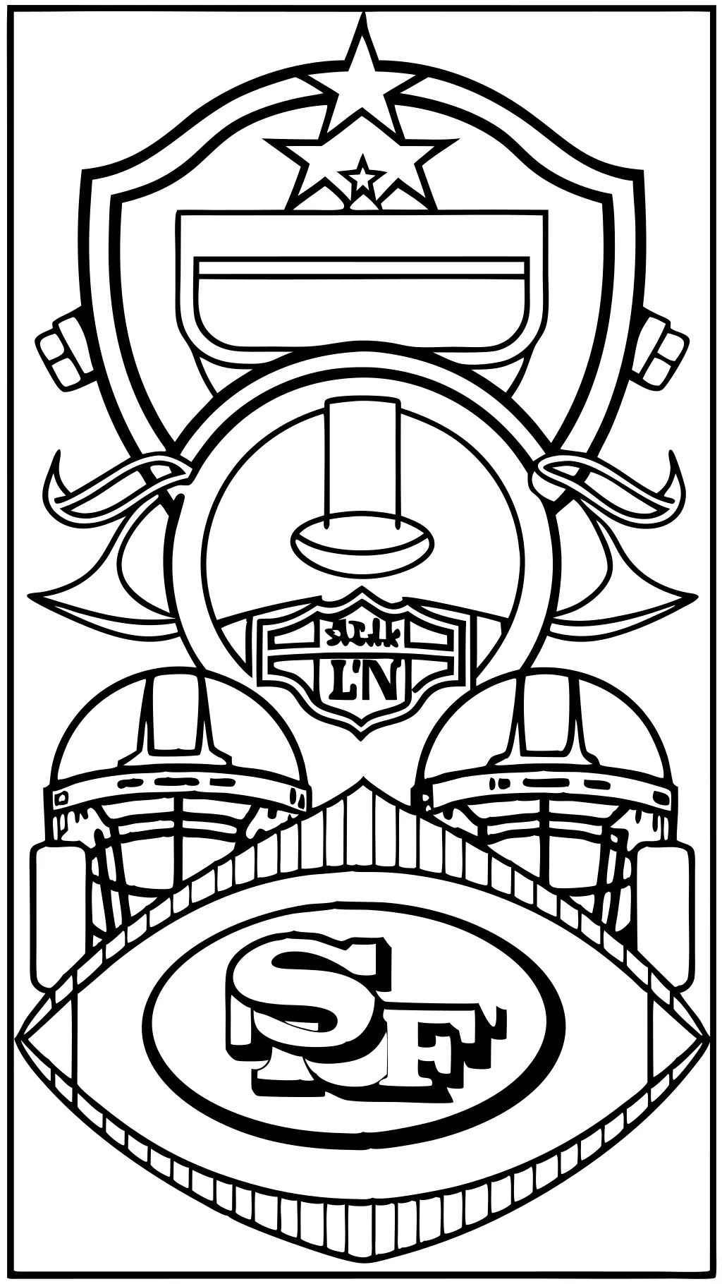 49er coloring page